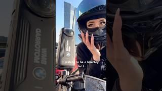 Girls as Bikerboy Part3 #motorbike #motovlog #biker #funny #motorcycle #bikelife #bikes