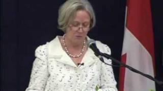 Dr. Shirley M. Tilghman, President of Princeton University, 2010 Friesen Prize Laureate