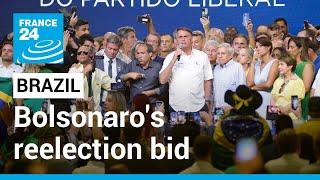 Brazil’s Bolsonaro launches reelection bid, facing stiff challenge from leftist Lula • FRANCE 24