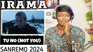 IRAMA - TU NO REACTION!! | (Italy Sanremo 2024) | FIRST TIME HEARING IRAMA 