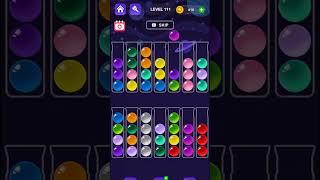 Ball Sort Master Game Level - 111 Without Boosters | Puzzle Games #entertainment #puzzle #games