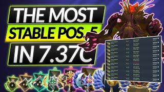 THE MOST STABLE POS. 5 In 7.37c - Learn to Play Like a 15K Player - Dota 2 Treant Protector Guide