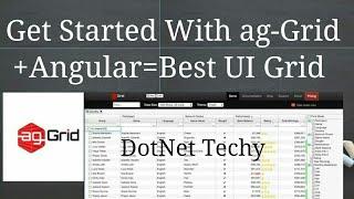 How to use ag grid in angular 6