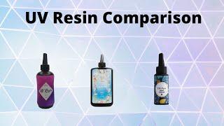 UV Resin Comparison - Qiao Qiao DIY, Dayi, Diamond Clouds