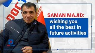 Saman Majid: wishing you all the best in future activities