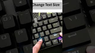 Increase & Decrease text size in MS Word(Winword)️#Trending#Viral#Shorts#Subscribe#Like#Share