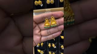very beautiful and lightweight gold of jhumka design start from only 3.9 g