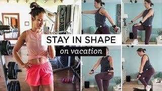 HOW TO STAY IN SHAPE ON VACATION ‣‣ 4 workout ideas