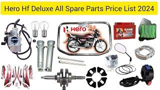 Hero Hf Deluxe All Spare Parts Price List Hero Hf Deluxe Body Parts Price Hero Hf Deluxe 2024