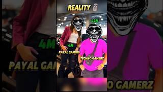 Real vs reality  Techno Gamerz Meet Payal Gaming | Ujjwal Meet Payal Gaming #technogamerz #ujjwal