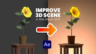 Learn How To Render Beautifull 3D Scenes In After Effects 2024