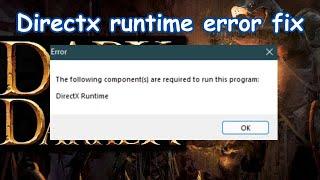 How To Fix DirectX Runtime Error - Dark And Darker