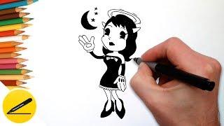 How to Draw Alice Angel (Bendy and The Ink Machine)  Draw Alice Angel Full Body