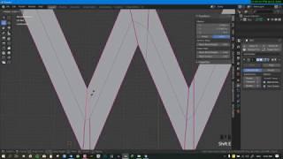 How to create Clean Topology for text -BLENDER