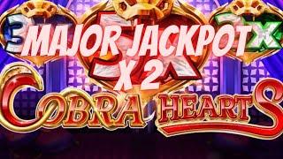 MAJOR JACKPOT X 2 AND A GREAT RUN ON KONAMIS COBRA HEART TREASURE BALL FEATURE EDITION