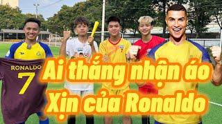 Thử Thách Bóng Đá Team Đỗ Kim Phúc so tài nhận áo chính thức của Cristiano Ronaldo tại Al Nassr