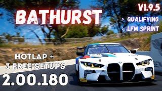 BMW M4 GT3 | MOUNT PANORAMA 2.00.1 | HOTLAP + FREE SETUP | ACC v1.9