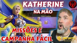 INFINITE MAGICRAID | GAMEPLAY | CONSIGA KATHERINE NA CAMPANHA E MISSÕES FÁCIL COM ESSAS DICAS DO SKY