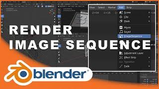 BLENDER 2.81: RENDER IMAGE SEQUENCE (EASY)