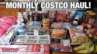 COSTCO HAUL! | WHAT WE BUY FOR THE MONTH | WITH PRICES!