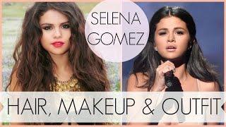 Selena Gomez Hair, Makeup & Outfit!