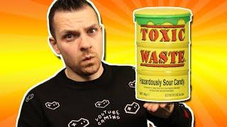  What Is TOXIC WASTE & Why Am I Eating It?  LIVE Toxic Waste Challenge!