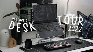 my aesthetic desk tour | studying, productivity, gaming  (2022)