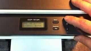 Brother dcp-1510, dcp-1512 фотобарабан. Сброс счетчика. Drum reset