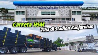 Untuk pertama kalinya CARRETA HSM memasuki stadion Kanjuruhan