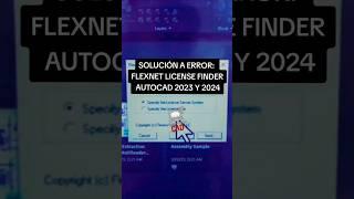 ERROR: FlexNet License Finder Autocad 2024 ️ #shorts #autocad2024