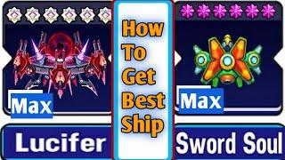 Space Shooter: How To Take And Play Lucifer Ship And Sword Soul Mini Ship