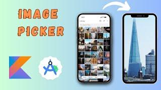 image picker in android studio Kotlin || How to pick image from gallery in android studio Kotlin