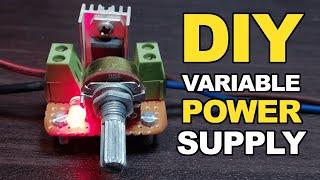 How To Make Variable Power Supply