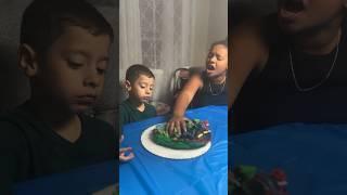 She ruined his favorite cake 