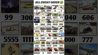 All cheat codes new update |indian bikes driving 3d |#shorts #ytshorts #5linegamer