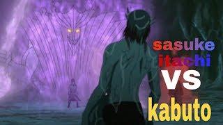 Sasuke & Itachi VS Kabuto | battle for control of the dead (Eng sub)