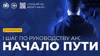 Спикерская «Первый шаг по руководству АН — начало пути» Анонимные Наркоманы