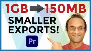 Export HIGH QUALITY files with SMALL SIZE from Adobe Premiere Pro in 2023