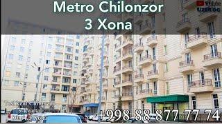 Chilonzor 19-Kvartal  3 Xona  80m² Yangi Tamirlangan Novastrayokadan Uy Sotiladi. Narxi 73.000$