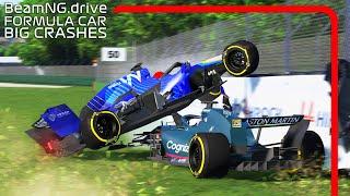 Formula Car Big Crashes #3 | BeamNG.drive | FR17 F1 MOD |