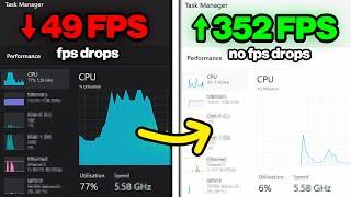 How to FIX FPS Drops & Stuttering when GAMING in 2025!