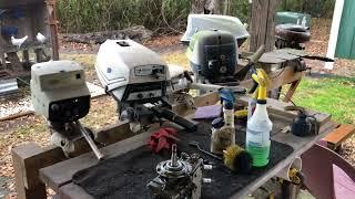 How to Remove Grease & Clean Vintage Outboard Motor Parts