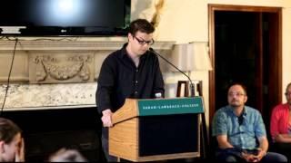 Ben Lerner reads at the 2012 Sarah Lawrence Poetry Festival