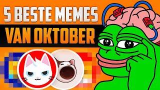 5 Beste Meme Coins Oktober 2024: Investeer Nu in Deze Crypto's! 