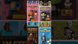 Unboxing Otamatone Zombie vs Dog-Men vs Im Steve vs Tenge
