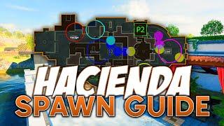 HACIENDA Hardpoint SPAWN GUIDE for Black Ops 6 Ranked Play!