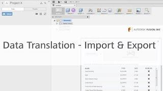 8: Data Translation - Import & Export