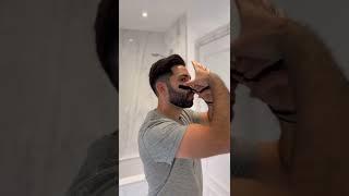 Learn how to use cut-throat razor to shape your beard #shorts #beard