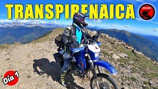 TRANSPIRENAICA en moto |  Dia 1| Viaje a Pirineos 80% offroad 20% carretera