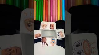 Diy 4 Emojis🪵#TungTungTungSahur#art #diy #papercraft
